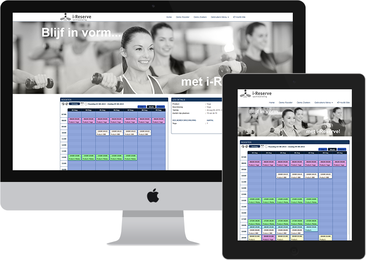 sportreserveringen.nl - Fitness - Rooster